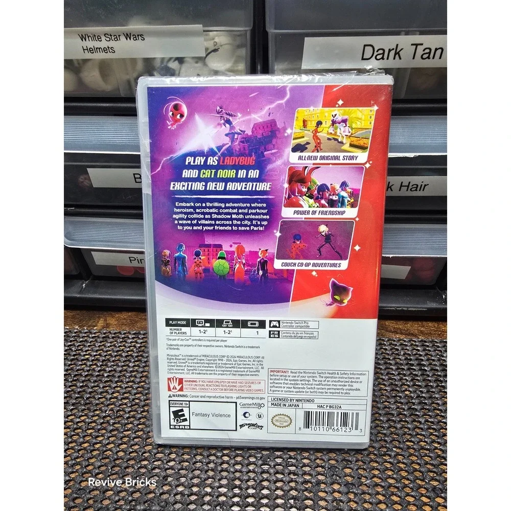 Miraculous: Paris Under Siege (Nintendo Switch, 2024)‎ Brand Neww Factory Sealed